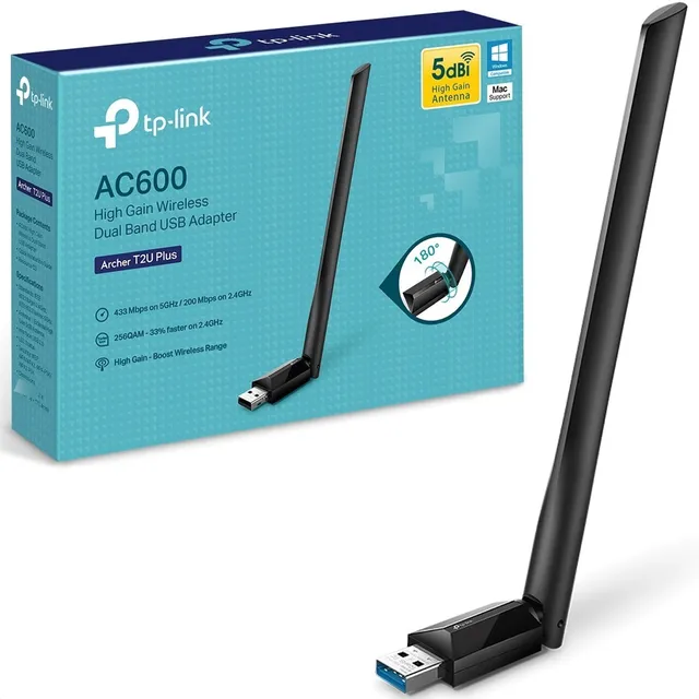 Adaptador Red Inalambrica Usb Tp-link Archer T2u Plus Dual