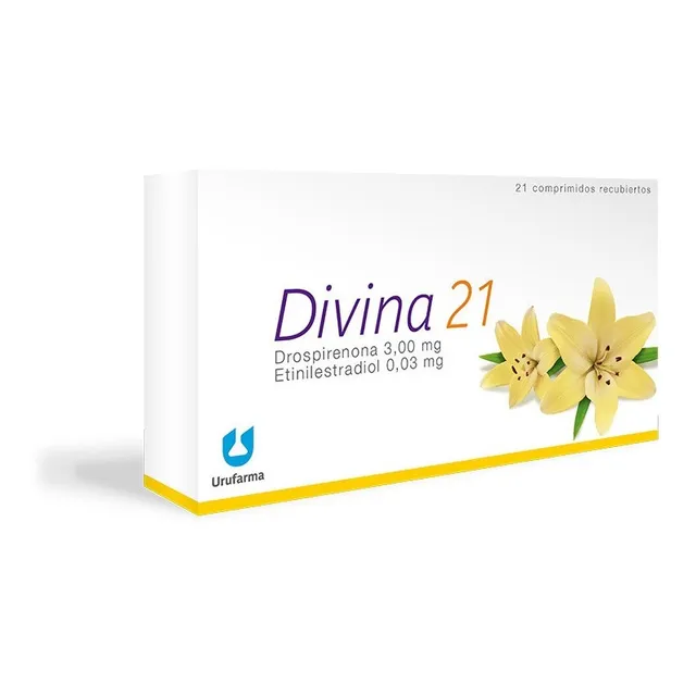 Divina 21® Tabletas - Anticonceptivo Urufarma
