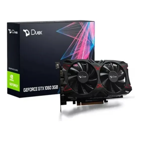 Placa De Video Duex Nvidia Geforce Gtx 1060 3gb Gddr5 192bit
