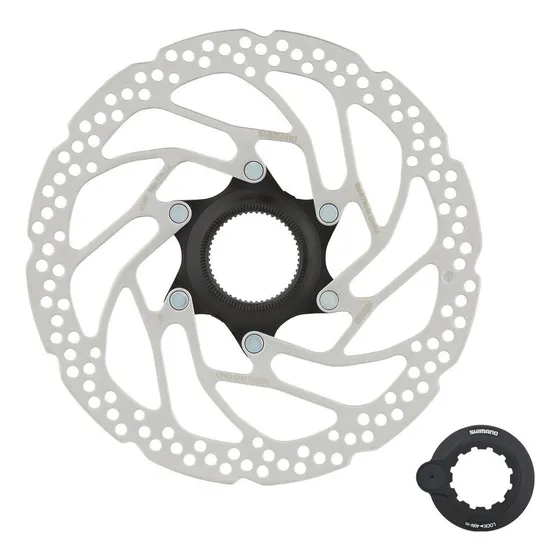 Disco De Freno Shimano Centerlock Sm-rt10 160mm Tx Color Plateado