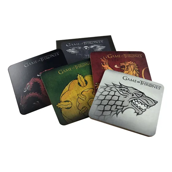 4 Posavaso Trono Exclusivo Emblema Casa