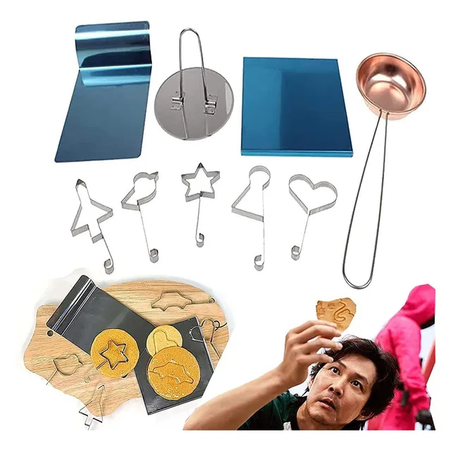 . Kit Coreano Dalgona, Juego De Calamar Herramientas De