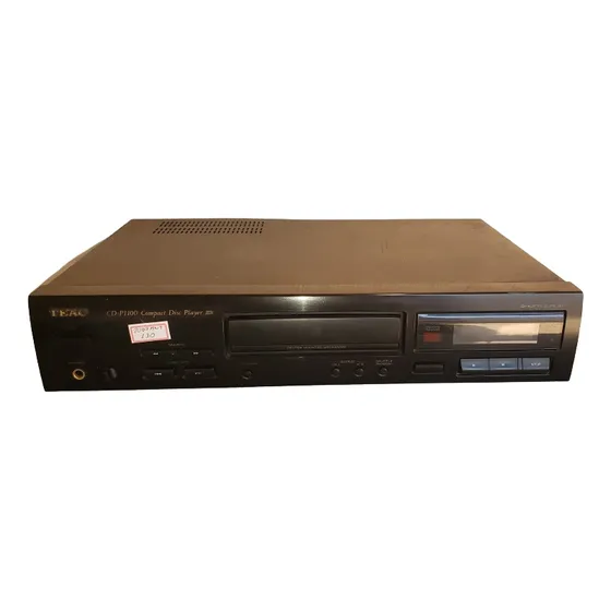 Cd Player Teac Cd-p1100 - No Estado