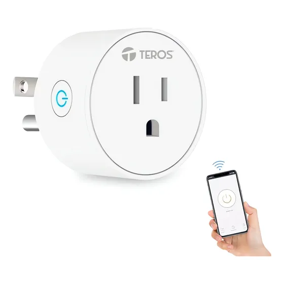 Enchufe Tomacorriente Inteligente Smart 10a Teros Wifi Alexa