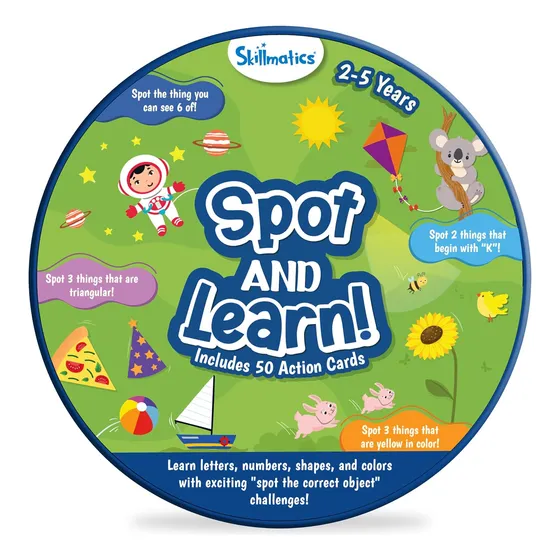 Tarjetas De Aprendizaje Skillmatics Para Niños De 2 A