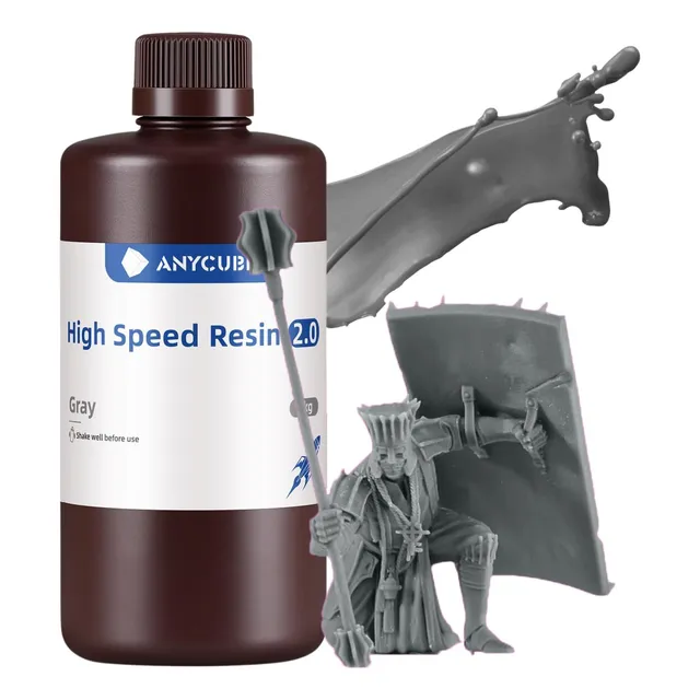 Resina 3d Rapida Alta Velocidad Impresora 3d Anycubic 1 Kg