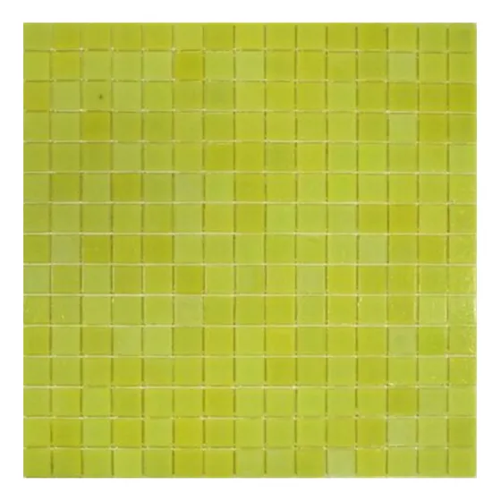 Pastilha Vidro 2x2cm Linha Candy Mix Verde Amarelado Premium