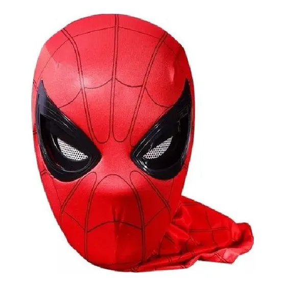 Máscara Spider Man Ojos Parpadeantes Movible Transpirable