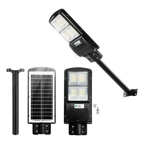 Luz Calle Led Solar Atardecer Al Amanecer Sensor Movimiento