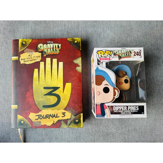Pack Gravity Falls - Diario/journal 3 + Funko Pop! Dipper