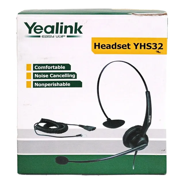 Yealink Perú - Yhs32 Headset Auricular Rj9 Para Teléfono Ip