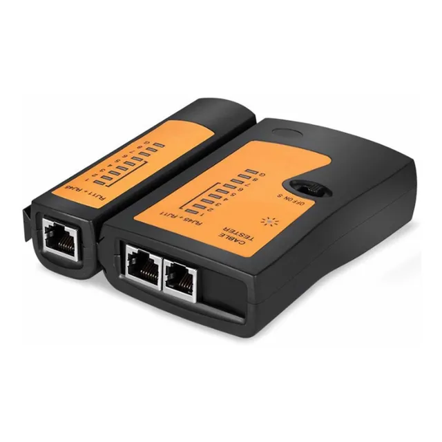 Tester Cable Red Lan Utp Rj45 Rj11 Telefono Funda De Cuero