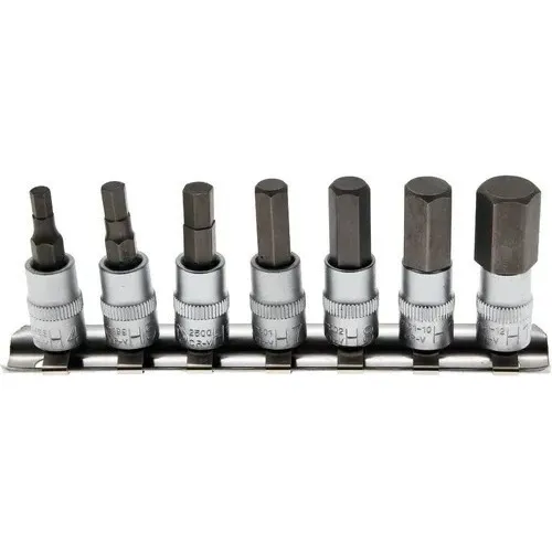 Bgs 2161 Juego De Dados Con Punta Hexagonal/allen 4-12 Mm