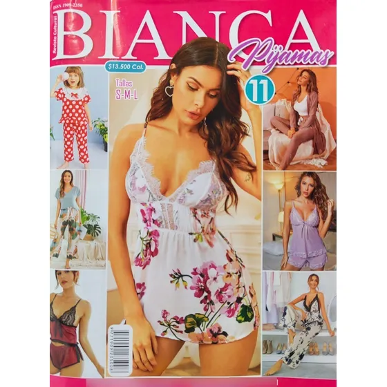 Patrón Molde Revista Bianca Pijamas 11 En Papel Fisica