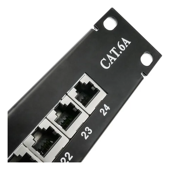 Patch Panel 24 Puertos Metalico Cat5e Rackeable Redes Intern
