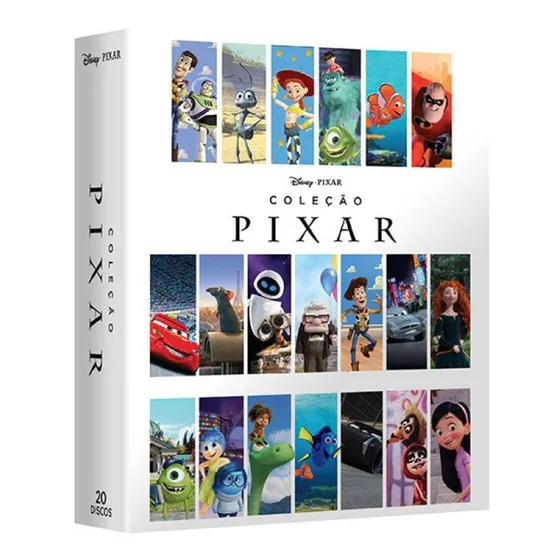 Box - Coleção Pixar 2018 (20 Dvds) - Walt Disney