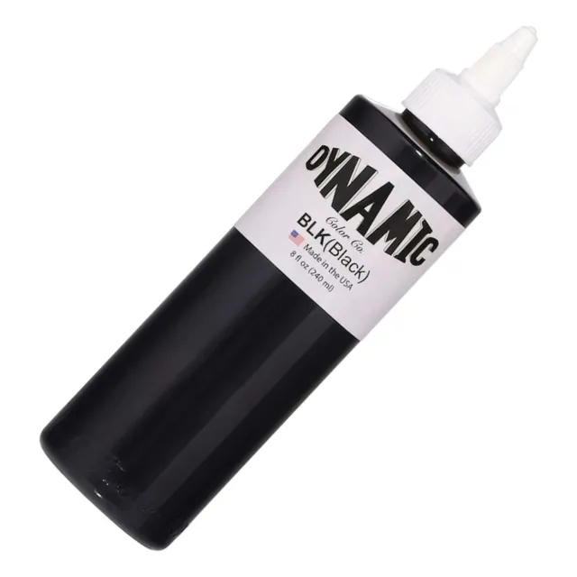 Dynamic Tinta Tatuaje Black 250ml (8 Oz)