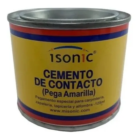 Cemento De Contacto (pega Amarilla) Isonic De 125ml