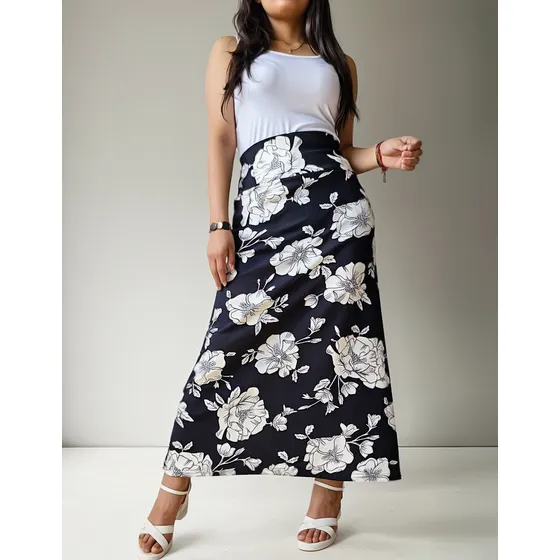 Maxi Falda De  Nadira Moda Mujer