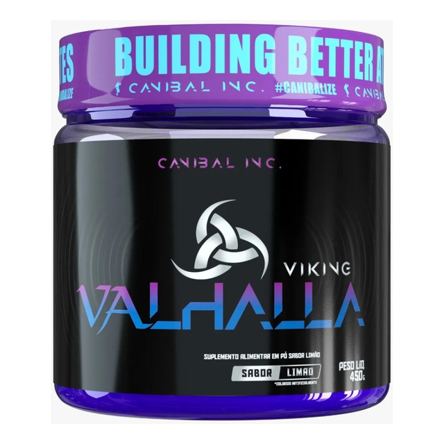 Pré Treino Viking Valhalla Limão 450g Canibal Pré Treino Viking Valhalla Limão 450g Canibal