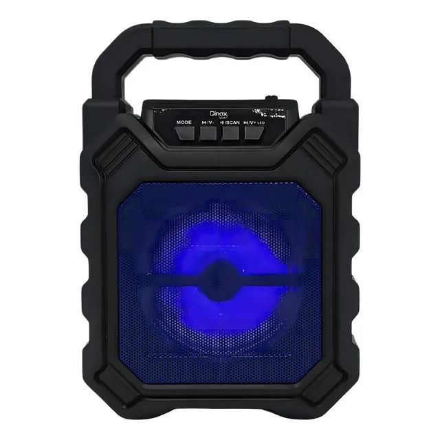 Parlante Inalámbrico 300w Bluetooth Con Luces Led Portátil Color Azul