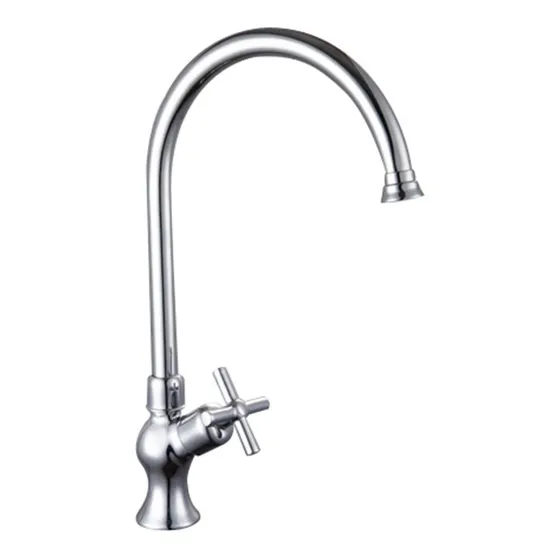 Grifería Para Fregadero Cuello Cisne Manilla Cross Vástago C