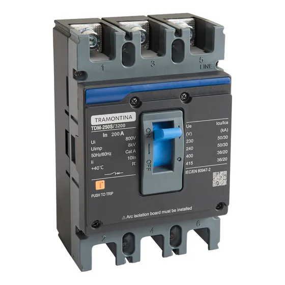 Disjuntor Caixa Moldada 200a 50ka Tramontina 58014217