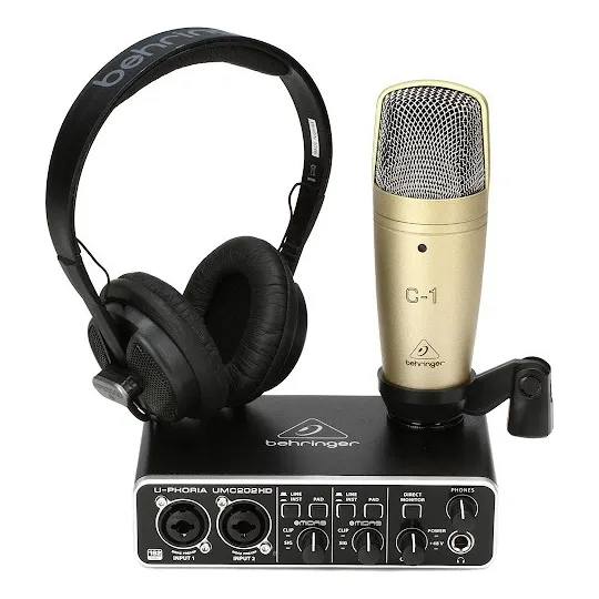 Set De Estudio Para Grabacion Behringer U-phoria Studio