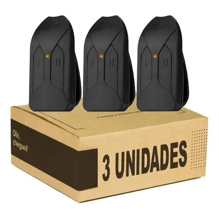 Kit 3x controle remoto Tok Ppa portao automatico alarme 433mhz