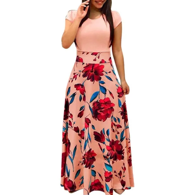 Vestido Nuevo Verano Para Mujer 2022 Cintura Moda Floral