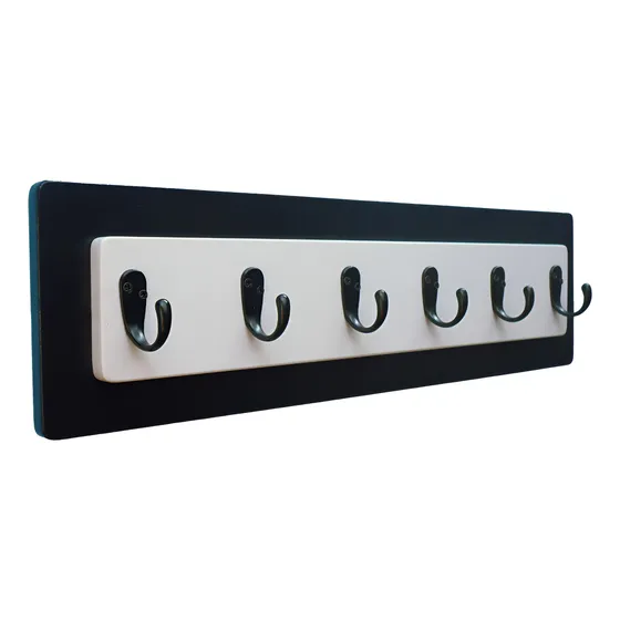 Perchero En Madera Y Metal. Moderno, Elegante, Resistente.