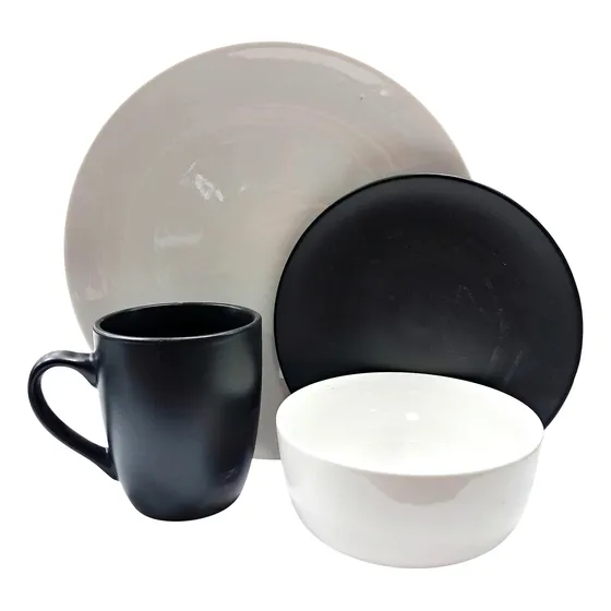 Juego De Vajilla Lotus Cocina 16 Piezas Cerámica