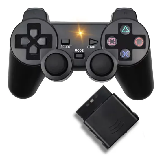 Controle Sem Fio Para Ps2  Jogue Sem Cabo E Com Liberdade