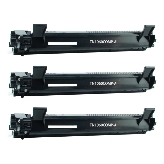 3 Pza Tn-1060 Toner Compatible Con Brother Dcp-1617nw