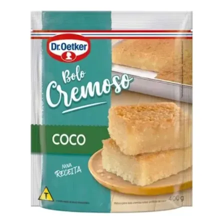 Mistura Para Bolo Sabor Coco Cremoso Dr Oetker 400g