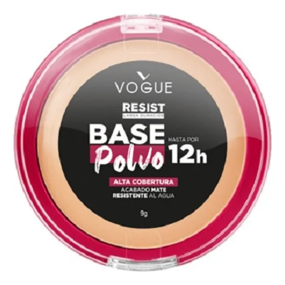 Base Vogue Polvo Resist Capuccino 9 Grs