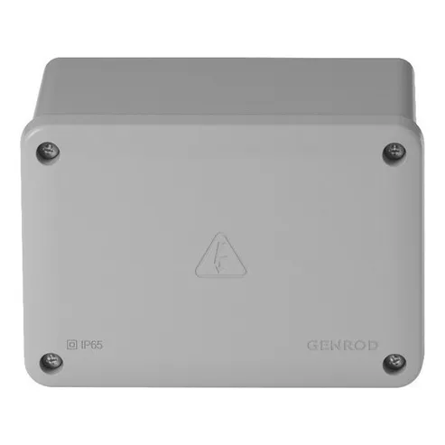 Caja De Pase Estanco Ip65 165x210x80 Pvc Genrod Color Gris