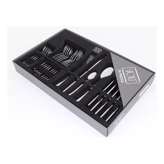 Set Cubiertos X24 Volf Acero Inox Cocina Focus Caja Regalo