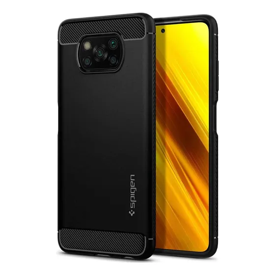 Case Spigen Rugged Armor Xiaomi Poco X3 Pro / Nfc De Usa