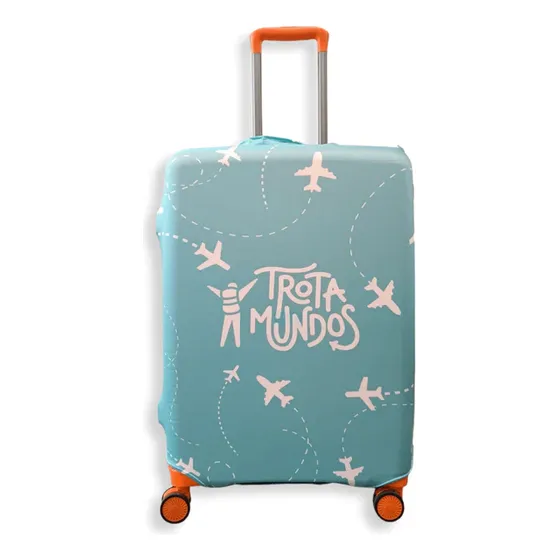 Funda Para Valija Mediana Color Celeste