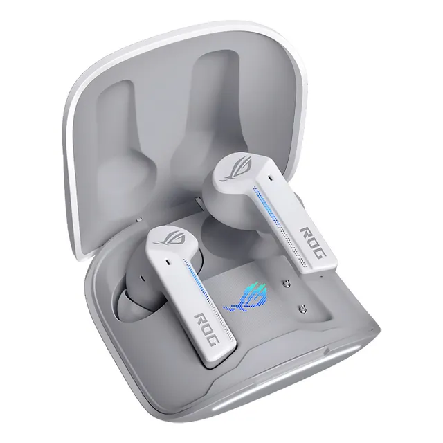 Auriculares Asus Rog Cetra inalámbricos, color blancos