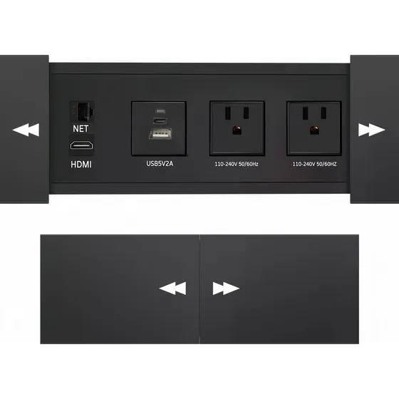 Enchufe Escritorio Con Múltiples Contacto Usb Typec Hdmi Net