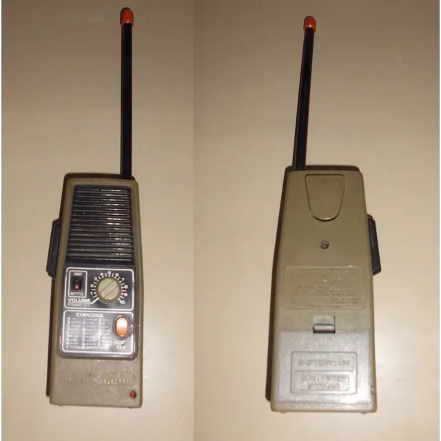 Walkie Talkie General Electric, Con Clave Morse