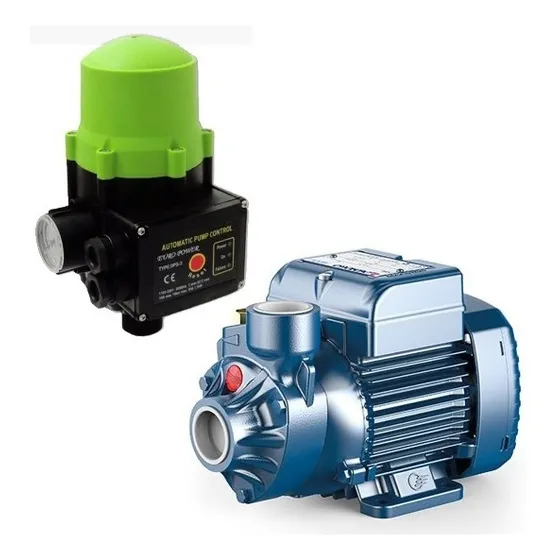 Combo Bomba Pedrollo 1/2 Hp Y Press Control Dps-3, Euro 110v