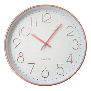 RelĂłgio De Parede AnalĂłgico Decorativo Moderno Cor Da Estrutura Rose Cor Do Fundo Branco RelĂłgio De Parede AnalĂłgico Decorativo Moderno Cor Da Estrutura Rose Cor Do Fundo Branco