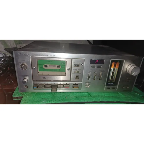 Tape Deck Sony Tc K60  Lindo Raro  Funcionando Único
