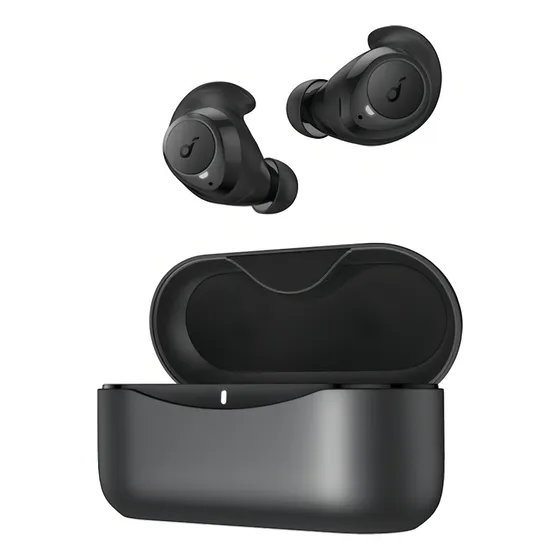 Auricular in-ear inalámbrico Soundcore Life Series Life Dot 2 negro con luz LED