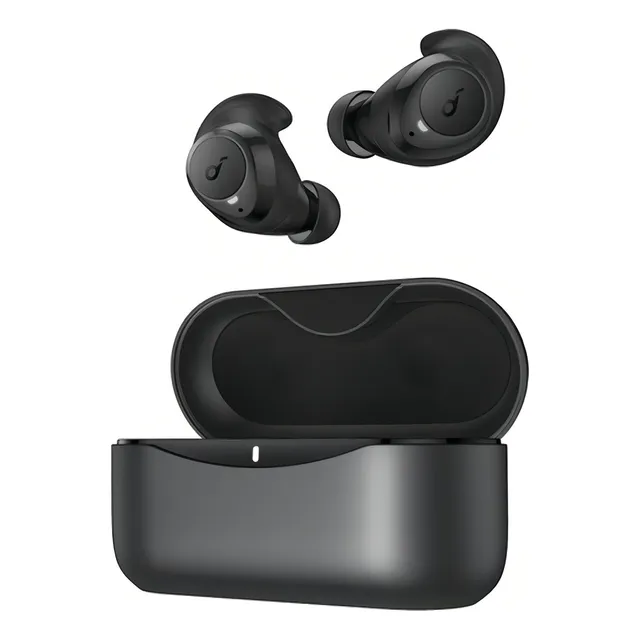 Auricular in-ear inalámbrico Soundcore Life Series Life Dot 2 negro con luz LED
