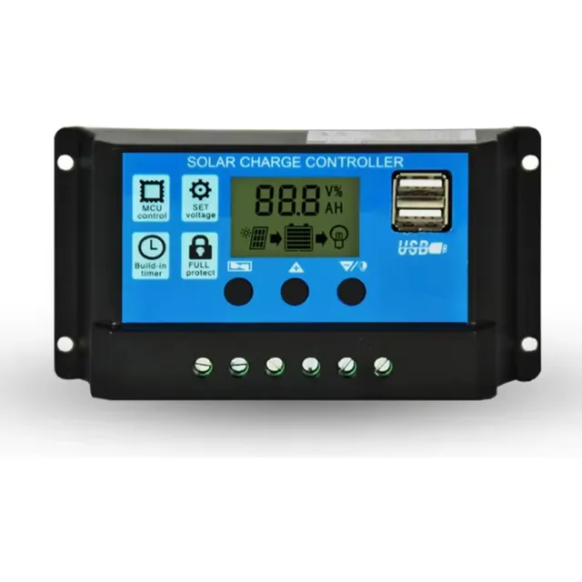 Controlador De Carga Solar 100 Amp Con Puerto Usb