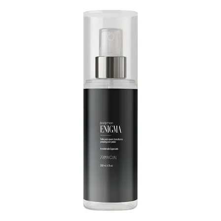 Body Splash Masculino Enigma 200ml - Primacial Perfume Amadeirado